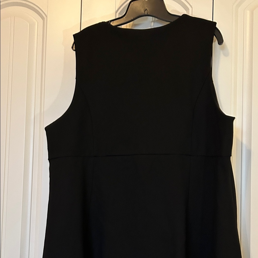 City Chic Classic Black Midi Dress XL - Picture 5 of 7